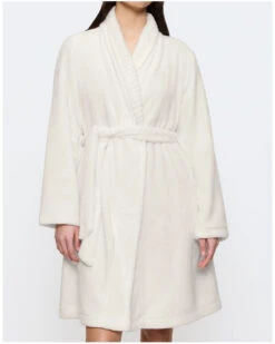 Peignoir En Velours Triumph Nuit (Silk White)