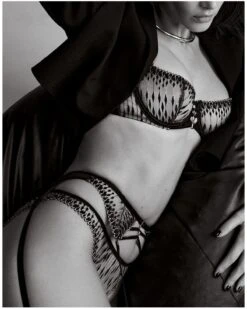 Porte-jarretelles Aubade Voodoo Kiss (Millenium Black) -Sloggi Soldes Boutique porte jarretelles aubade voodoo kiss millenium black 5