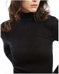 Pull Col Roulé Oscalito 3438 (Noir)