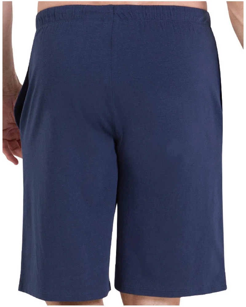 Pyjama Court 100% Coton Athena Waffle (Bleu Arctic/Marine) 4 Pyjama Court 100% Coton Athena Waffle (Bleu Arctic/Marine) – Image 4