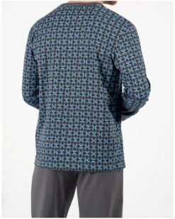 Pyjama Long 100% Coton Interlock HOM Aloys (Papyrus) -Sloggi Soldes Boutique pyjama long 100 coton interlock hom aloys papyrus 4