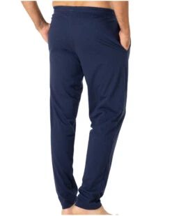 Pyjama Long Col V 100% Coton Eminence Club (Marine) -Sloggi Soldes Boutique pyjama long col v 100 coton eminence club marine 3