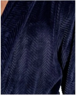 Robe De Chambre Polaire HOM Everest (Marine) -Sloggi Soldes Boutique robe de chambre polaire hom everest marine 4
