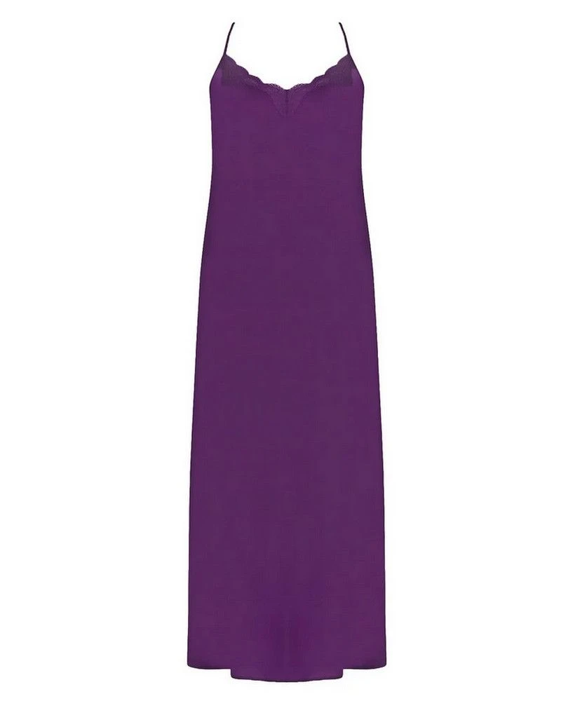 Robe De Nuit Longue Antigel Simply Perfect (Prune Magic) 2 Robe De Nuit Longue Antigel Simply Perfect (Prune Magic) – Image 2