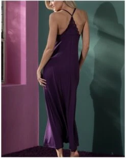 Robe De Nuit Longue Antigel Simply Perfect (Prune Magic) 9 Robe De Nuit Longue Antigel Simply Perfect (Prune Magic) -Sloggi Soldes Boutique robe de nuit longue antigel simply perfect prune magic 4