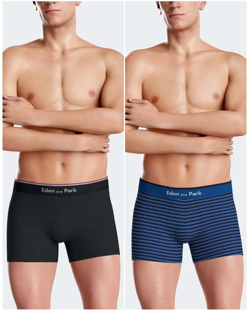 Shorty En Jersey Eden Park 1H72 BLF88 (Lot De 2) 1 Shorty En Jersey Eden Park 1H72 BLF88 (Lot De 2)