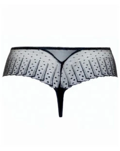 Shorty String Empreinte Amour (Noir Et Bleu) -Sloggi Soldes Boutique shorty string empreinte amour noir et bleu 3