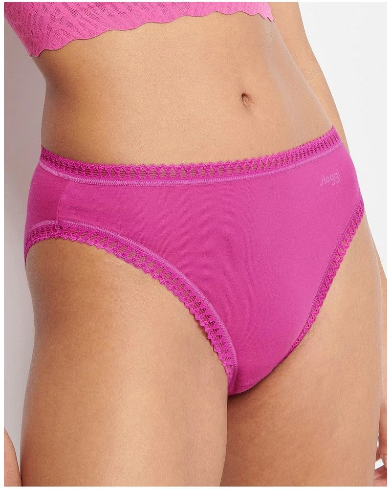 Slip échancré Coton Sloggi GO Crush (Lot De 3) (Imprimé/Rose/Rouge) 2 Slip échancré Coton Sloggi GO Crush (Lot De 3) (Imprimé/Rose/Rouge) – Image 2