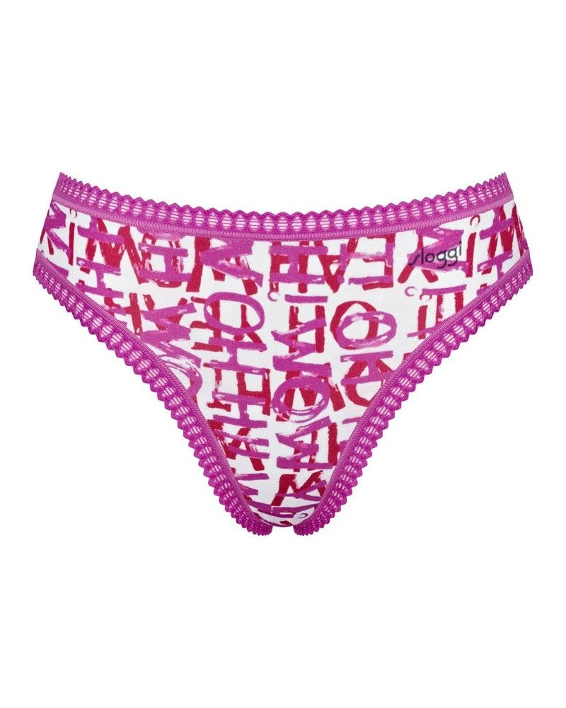 Slip échancré Coton Sloggi GO Crush (Lot De 3) (Imprimé/Rose/Rouge) 6 Slip échancré Coton Sloggi GO Crush (Lot De 3) (Imprimé/Rose/Rouge) – Image 6