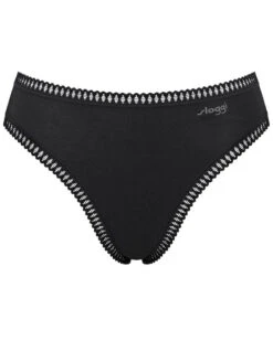Devant -Sloggi Soldes Boutique slip echancre coton sloggi go crush lot de 3 noir 1