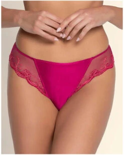 Slip Fantaisie Lise Charmel Splendeur Soie (Splendeur Carmin) -Sloggi Soldes Boutique slip fantaisie lise charmel splendeur soie splendeur carmin 5