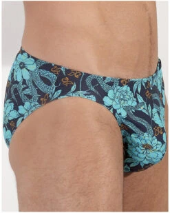 Slip Micro En Microfibre HOM Funky Styles (Imprimé Bleu) -Sloggi Soldes Boutique slip micro en microfibre hom funky styles imprime bleu 3