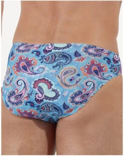 Slip Micro En Microfibre HOM Funky Styles (Imprimé Turquoise) -Sloggi Soldes Boutique slip micro en microfibre hom funky styles imprime turquoise 2