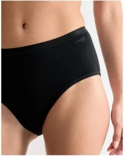 Slip Midi En Coton Bio Sloggi GO Daily Cotton (Noir) -Sloggi Soldes Boutique slip midi en coton bio sloggi go daily cotton noir 2