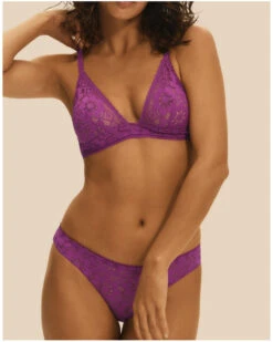 Simone Perele Slip Simone Pérèle Oisive (Violet Divine) -Sloggi Soldes Boutique slip simone perele oisive violet divine 6