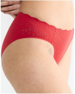 Slip Sloggi ZERO Feel Bliss Festive (Shanghai Red) -Sloggi Soldes Boutique slip sloggi zero feel bliss festive shanghai red 3