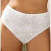 Slip Taille Haute Antigel Dentelle Rebelle (Blanc)