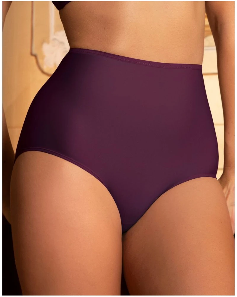 Slip Taille Haute Lise Charmel Sensation Plaisir (Purple Désir) 1 Slip Taille Haute Lise Charmel Sensation Plaisir (Purple Désir)