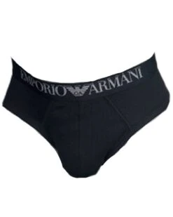 Slips En Coton Côtelé Emporio Armani (Lot De 2) 07320 -Sloggi Soldes Boutique slips en coton cotele emporio armani lot de 2 07320 2