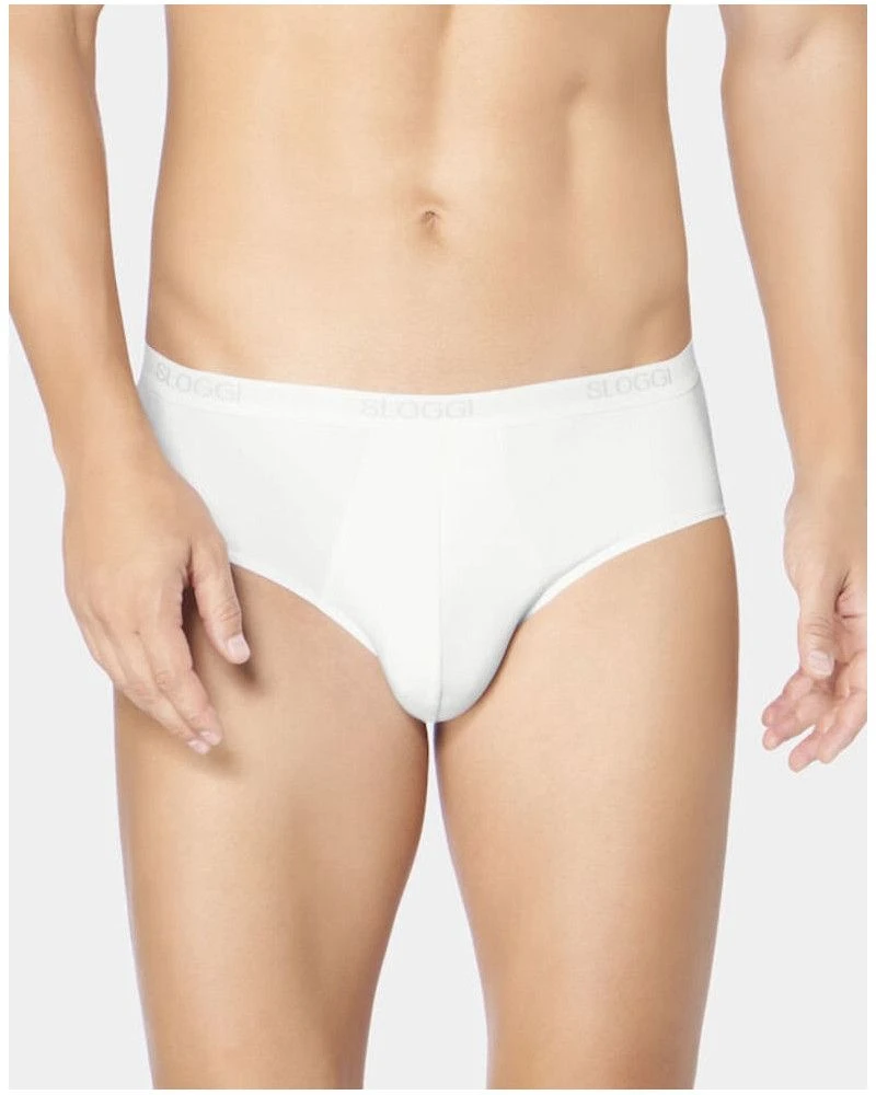 Slips Midi Fermés Basic Sloggi For Men (Lot De 3) 3 Slips Midi Fermés Basic Sloggi For Men (Lot De 3) – Image 3