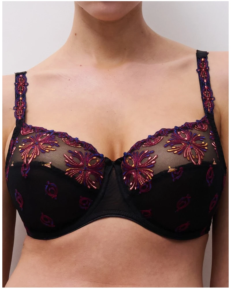 Soutien-gorge 3 Parties Chantelle Champs-Elysées (Noir Joyaux) 1 Soutien-gorge 3 Parties Chantelle Champs-Elysées (Noir Joyaux)