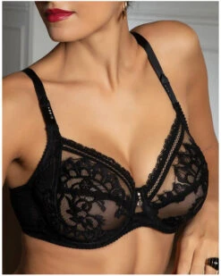 Soutien-gorge Armatures Bien-être Lise Charmel Désirs De Venise (Noir)