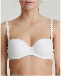 Soutien-gorge Balconnet Coque Marie Jo Tom (Blanc)