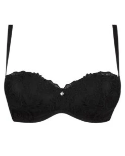Soutien-gorge Bandeau Coque Lise Charmel Dressing Floral (Noir)