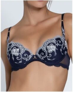Soutien-gorge Coque Lise Charmel Déesse En Glam (Marine Argent) -Sloggi Soldes Boutique soutien gorge coque lise charmel deesse en glam marine argent 4