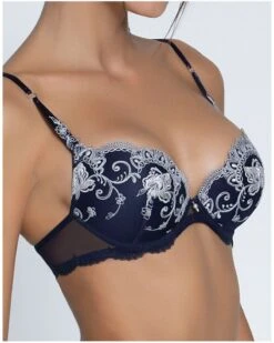 Soutien-gorge Coque Lise Charmel Déesse En Glam (Marine Argent) -Sloggi Soldes Boutique soutien gorge coque lise charmel deesse en glam marine argent 5