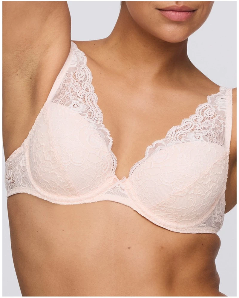 Soutien-gorge Coque Plunge Marie Jo Cyrile (Crystal Pink) 1 Soutien-gorge Coque Plunge Marie Jo Cyrile (Crystal Pink)