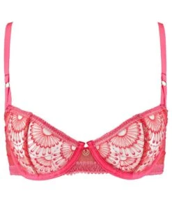 Devant -Sloggi Soldes Boutique soutien gorge corbeille aubade pure vibration pink flash 1