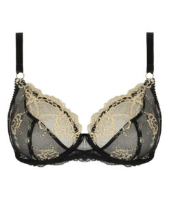 Soutien-gorge Corbeille Bien-être Lise Charmel Sublime En Or (Noir Eclat)