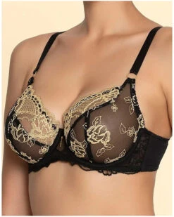 Soutien-gorge Corbeille Bien-être Lise Charmel Sublime En Or (Noir Eclat) -Sloggi Soldes Boutique soutien gorge corbeille bien etre lise charmel sublime en or noir eclat 4