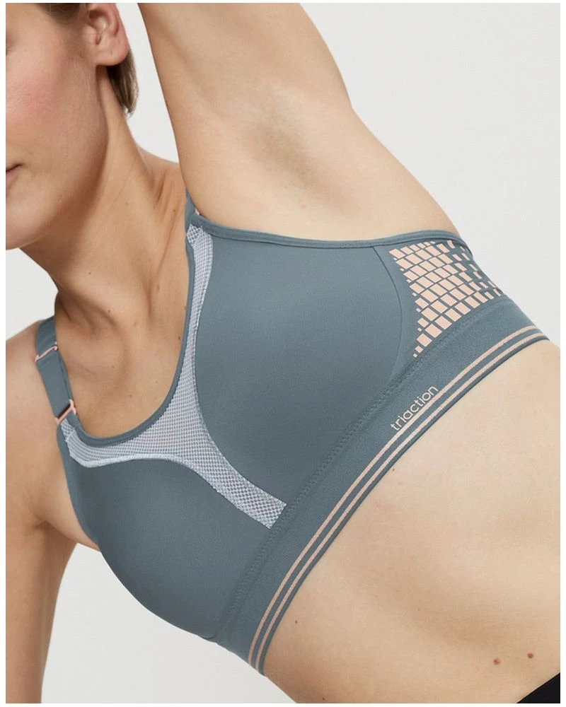 Soutien-gorge De Sport Triumph Triaction Extreme Lite (Gris) 11 Soutien-gorge De Sport Triumph Triaction Extreme Lite (Gris) – Image 11