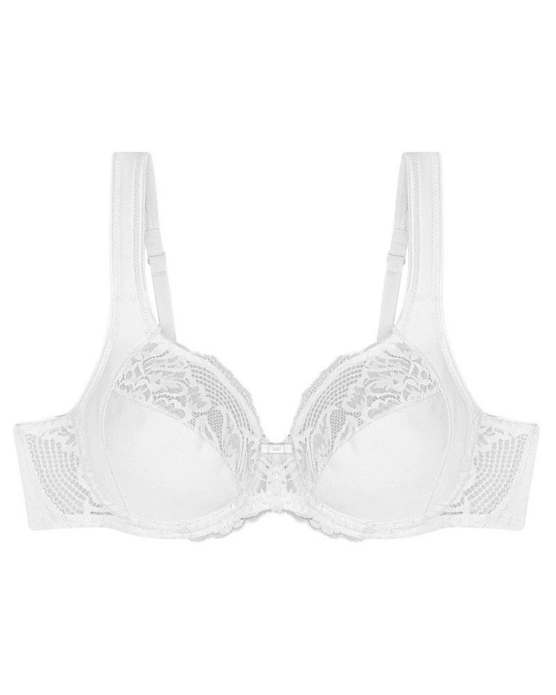Soutien-gorge Emboîtant Bien-être Triumph Modern Lace+Cotton (Blanc) 2 Soutien-gorge Emboîtant Bien-être Triumph Modern Lace+Cotton (Blanc) – Image 2