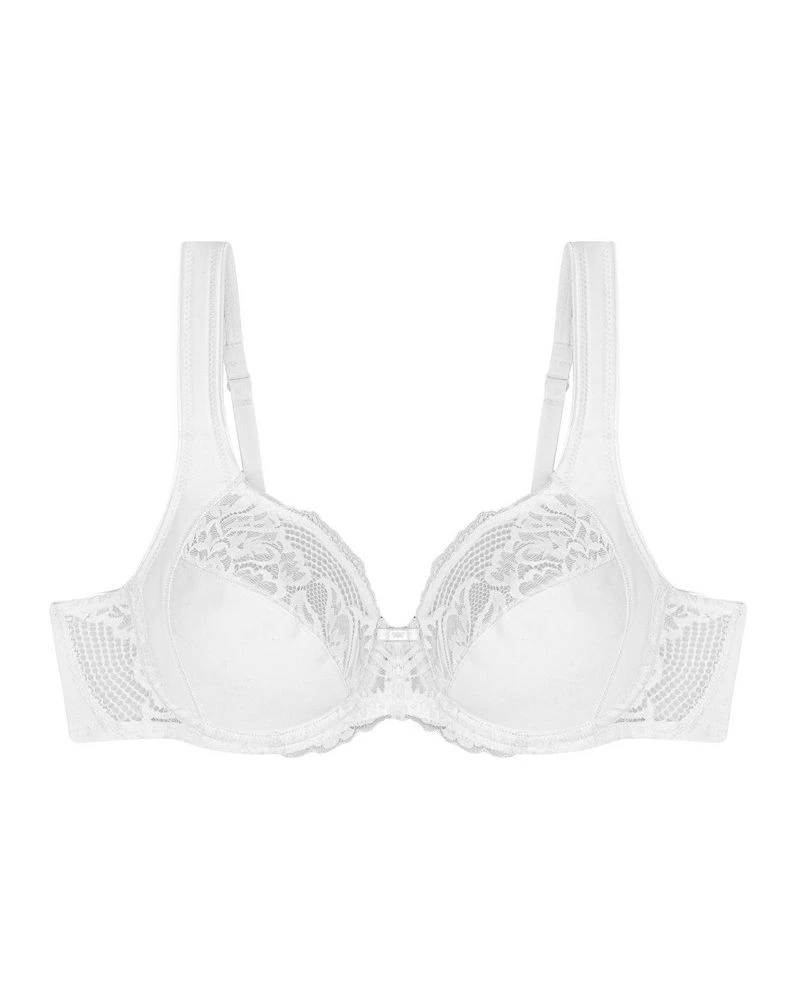 Soutien-gorge Emboîtant Bien-être Triumph Modern Lace+Cotton (Blanc) 5 Soutien-gorge Emboîtant Bien-être Triumph Modern Lace+Cotton (Blanc) – Image 5