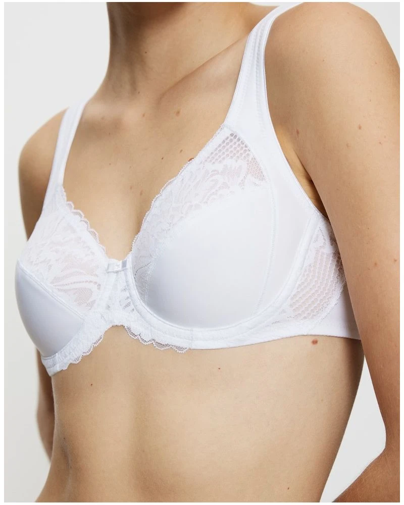 Soutien-gorge Emboîtant Bien-être Triumph Modern Lace+Cotton (Blanc) 8 Soutien-gorge Emboîtant Bien-être Triumph Modern Lace+Cotton (Blanc) – Image 8