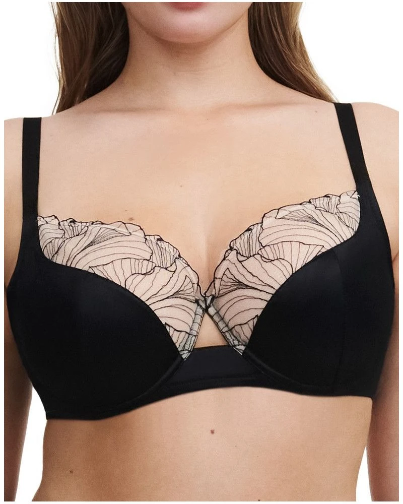 Soutien-gorge Emboîtant Chantelle Pulp Tattoo Love (Noir/Beige Doré) 5 Soutien-gorge Emboîtant Chantelle Pulp Tattoo Love (Noir/Beige Doré) – Image 5