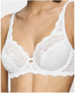 Soutien-gorge Emboîtant Triumph Amourette (Blanc) -Sloggi Soldes Boutique soutien gorge emboitant triumph amourette blanc 3
