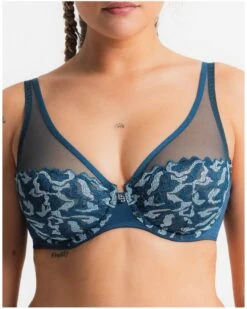 Soutien-gorge Foulard Louisa Bracq Electric Waves (Neon Botanica)