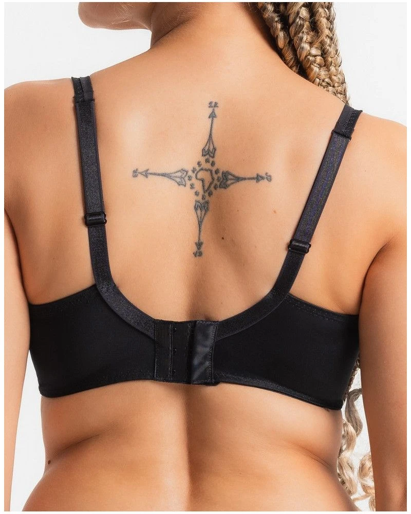 Soutien-gorge Foulard Louisa Bracq Superstar (Noir-Or) 3 Soutien-gorge Foulard Louisa Bracq Superstar (Noir-Or) – Image 3