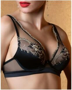 Soutien-gorge Glamour En Soie Lise Charmel Eblouissante Icone (Or Nuit) -Sloggi Soldes Boutique soutien gorge glamour en soie lise charmel eblouissante icone or nuit 5