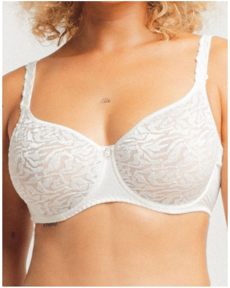 Soutien-gorge Moulé Louisa Bracq Electric Waves (Nacre) 3 Soutien-gorge Moulé Louisa Bracq Electric Waves (Nacre) – Image 3