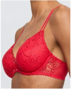 Soutien-gorge Push-up à Coques Amovibles Marie Jo Jane (True Red) -Sloggi Soldes Boutique soutien gorge push up a coques amovibles marie jo jane true red 3