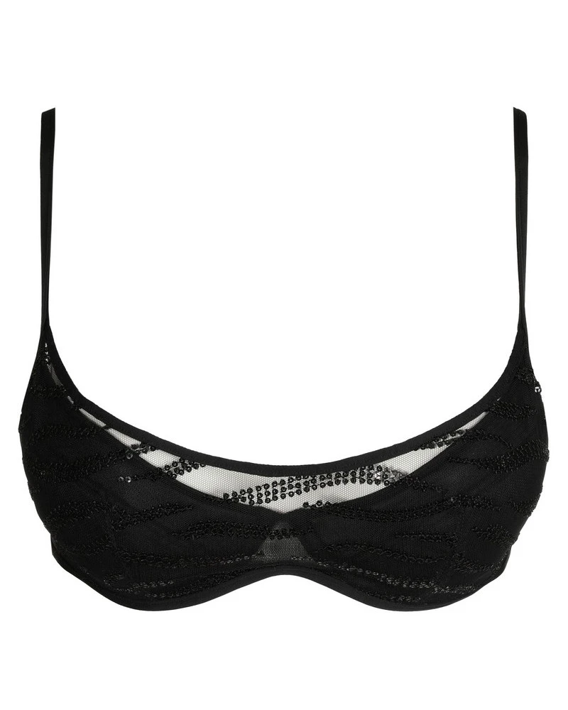 Soutien-gorge Push-up Sarda Milhon (Noir) 2 Soutien-gorge Push-up Sarda Milhon (Noir) – Image 2