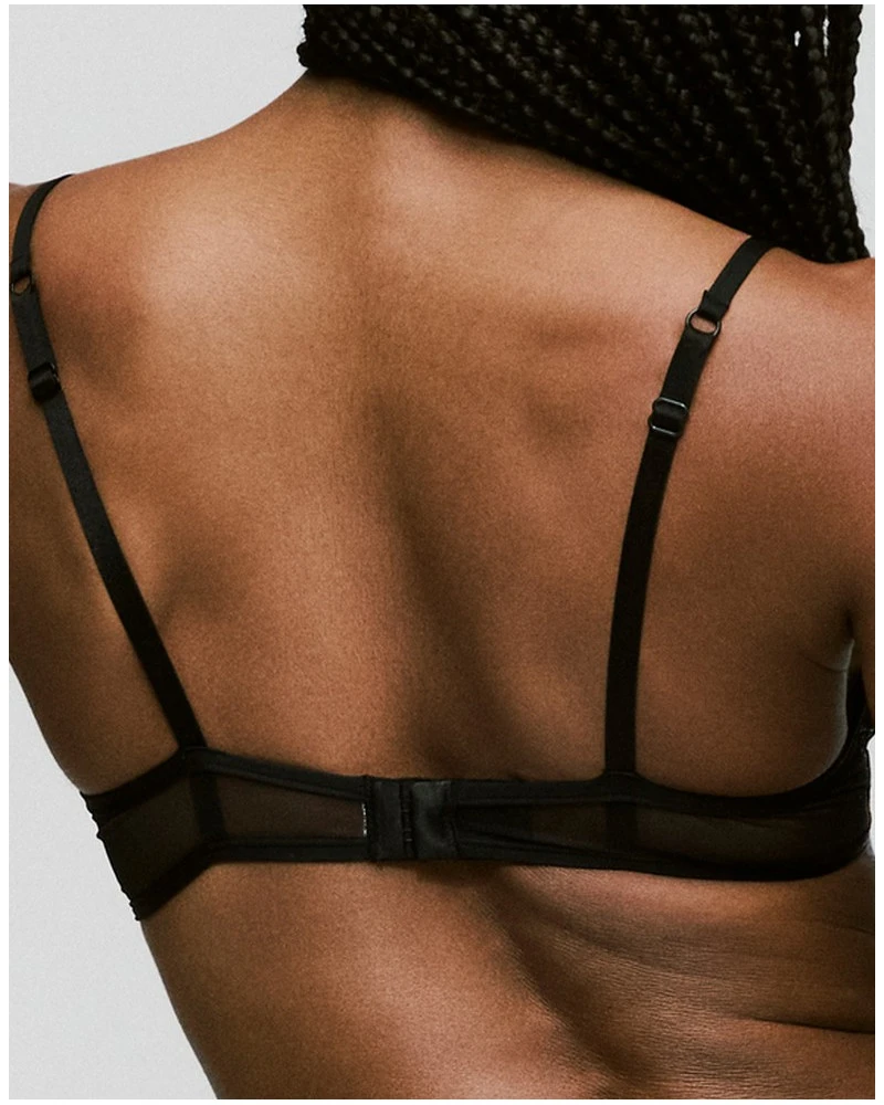 Soutien-gorge Push-up Sarda Milhon (Noir) 3 Soutien-gorge Push-up Sarda Milhon (Noir) – Image 3