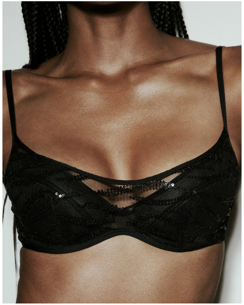 Soutien-gorge Push-up Sarda Milhon (Noir) 1 Soutien-gorge Push-up Sarda Milhon (Noir)