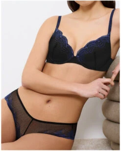 Soutien-gorge Push-up Triumph Comfort Glam (Noir) -Sloggi Soldes Boutique soutien gorge push up triumph comfort glam noir 4