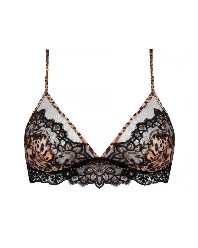 Soutien-gorge Sans Armature Lise Charmel Fauve Amour (Ambre Panthère) 2 Soutien-gorge Sans Armature Lise Charmel Fauve Amour (Ambre Panthère) – Image 2